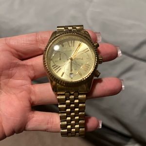 Gold Michael Kors watch